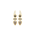 Multicut Diamond Drop Earrings