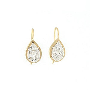 Diamond Mosaic Drop Earrings