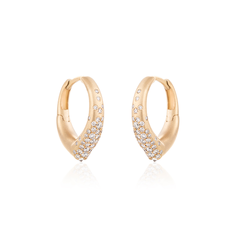 Diamond The Arch Power Mini Hoop Earrings