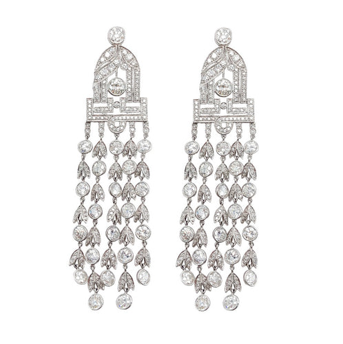 Diamond Chandelier Earrings