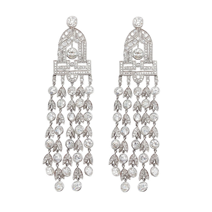 Diamond Chandelier Earrings