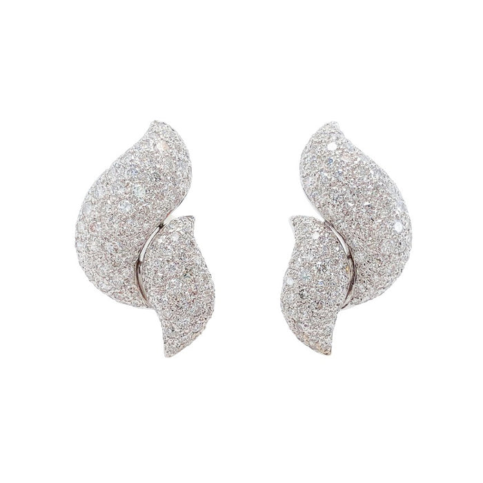 Pavé Diamond Statement Earrings