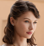 Zaha Pave Huggie Earrings