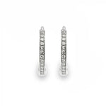 Diamond Huggie Earrings