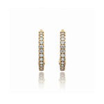 Diamond Petite Huggie Earrings