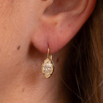 Marquise Diamond Dangle Earrings