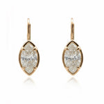 Marquise Diamond Dangle Earrings