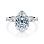 Essex Pavé Halo Engagement Ring Setting