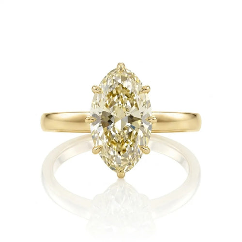 Baxter 4.04ct Oval Cut Diamond Engagement Ring