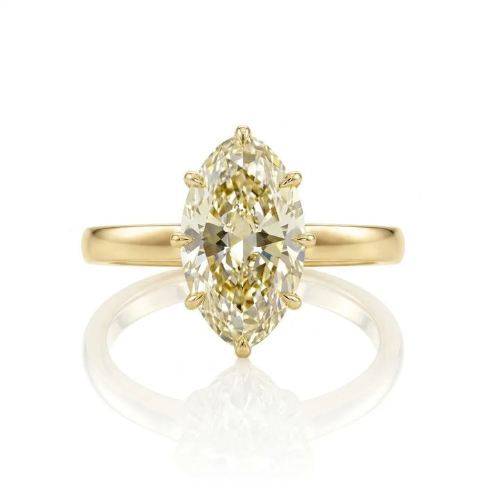Baxter 4.04ct Oval Cut Diamond Engagement Ring
