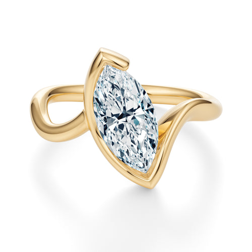 Canal Engagement Ring Setting