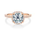Essex Pavé Halo Engagement Ring Setting