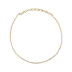 11-14" 3.50tcw Diamond Tennis Choker Necklace