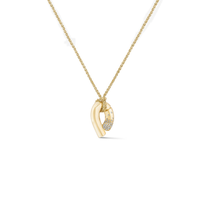 Diamond Oera Pendant Necklace