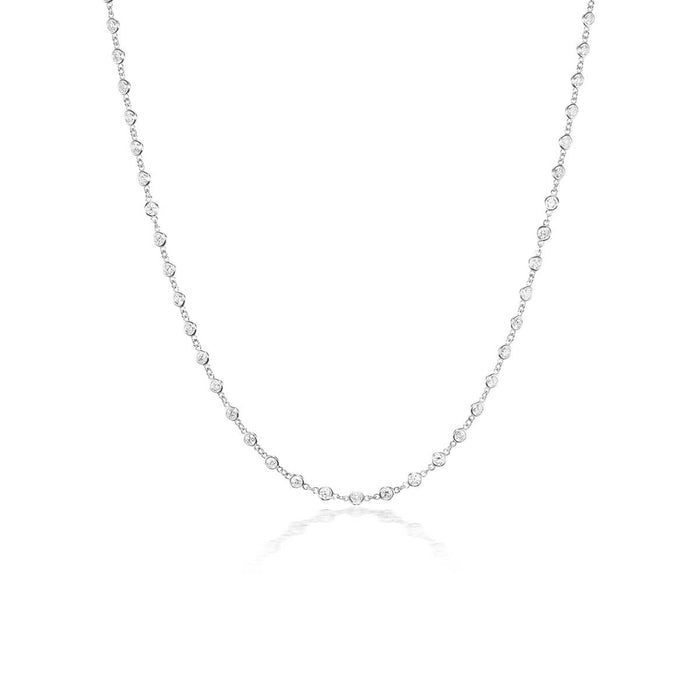 10.65tcw Diamond Bezel Nacklace