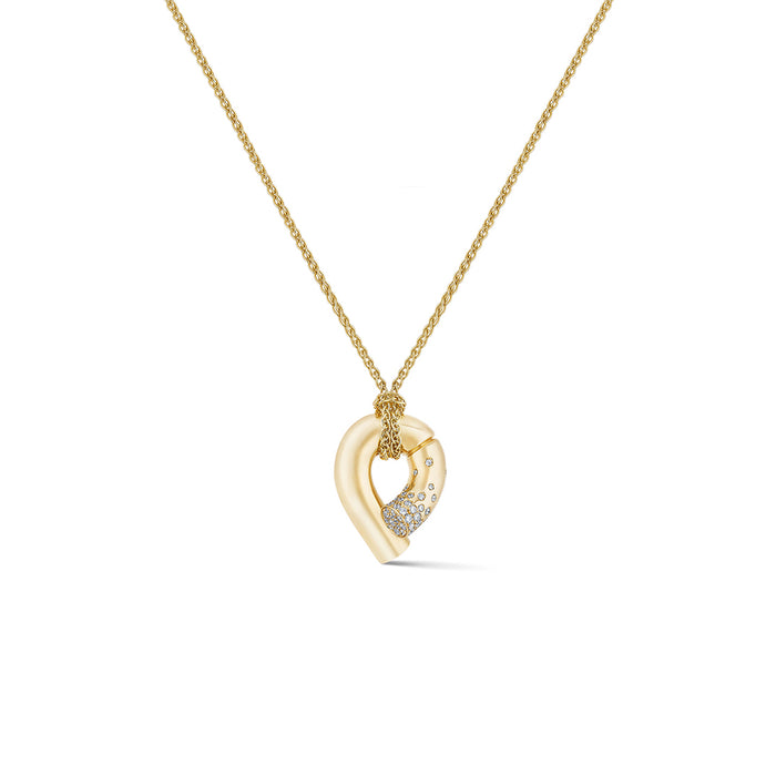 Diamond Oera Pendant Necklace