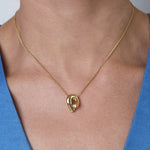 Diamond Mini Oera Pendant Necklace