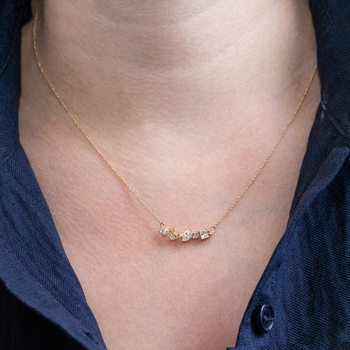 Trellis Diamond Choker Necklace Image 2