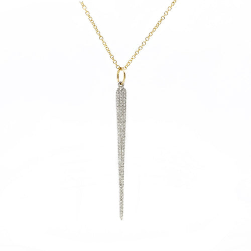 Diamond Needle Pave Pendant