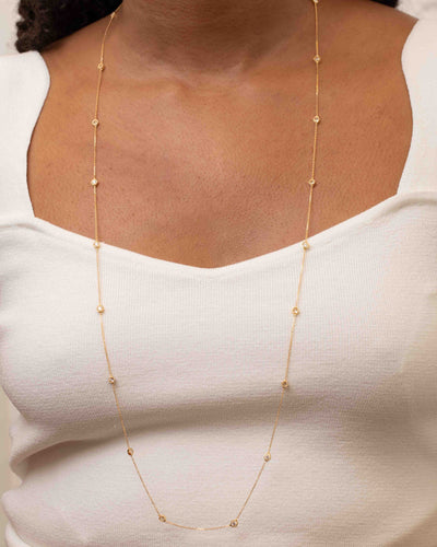 1.97tcw Diamond Hex Station Necklace Image 2