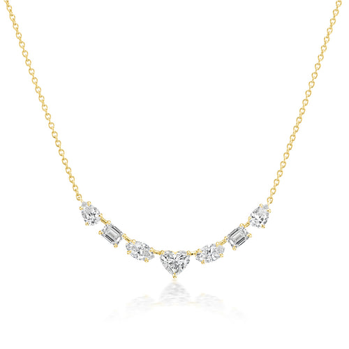 1.98tcw Mixed Cut Diamonds Necklace