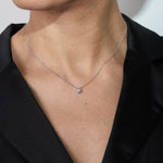 Hex Diamond Pendant Necklace