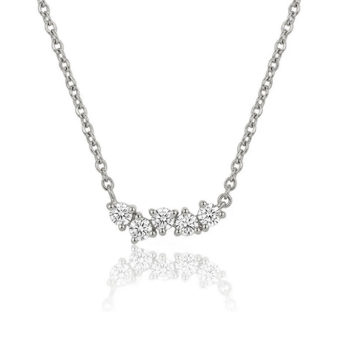 Diamond Cluster Necklace