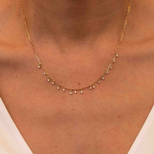 Diamond Charm Necklace Image 2