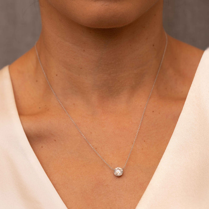 1.86tcw Diamond Trinity Pendant