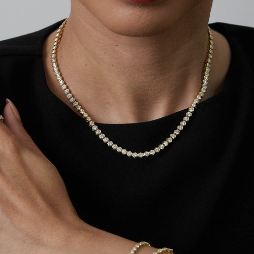 Diamond Hex Necklace Image 2