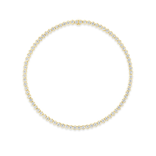 Diamond Hex Necklace