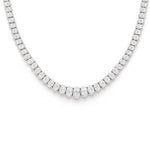 19.82tcw Diamond Tennis Necklace