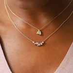 Diamond and Granule Cluster Pendant