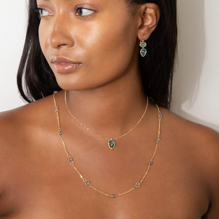 London Blue Topaz Earrings