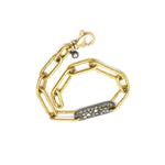 Inverted Diamond Chain Link Bracelet