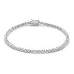 1.04tcw Diamond Bezel Tennis Bracelet