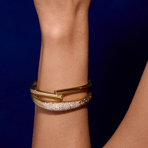 Solitaire Diamond Oera Bangle Bracelet Image 2