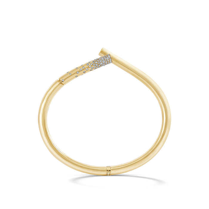 Pavé Diamond 18k Yellow Gold Oera Bracelet