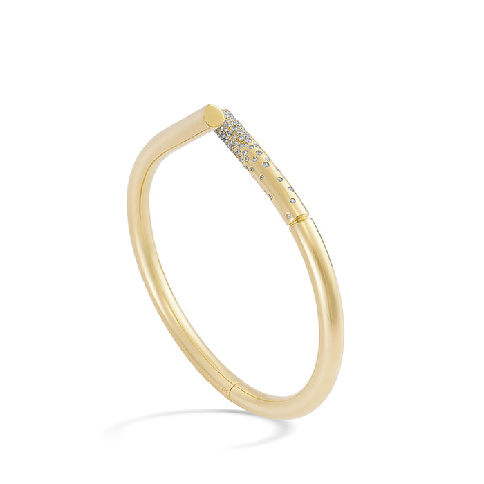 Pavé Diamond 18k Yellow Gold Oera Bracelet
