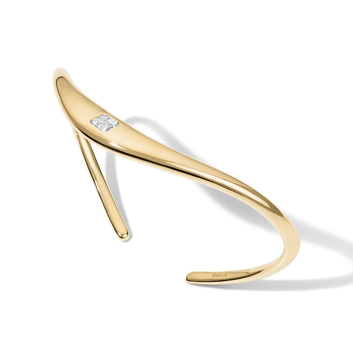 ZAHA Diamond Hinged Snap Cuff