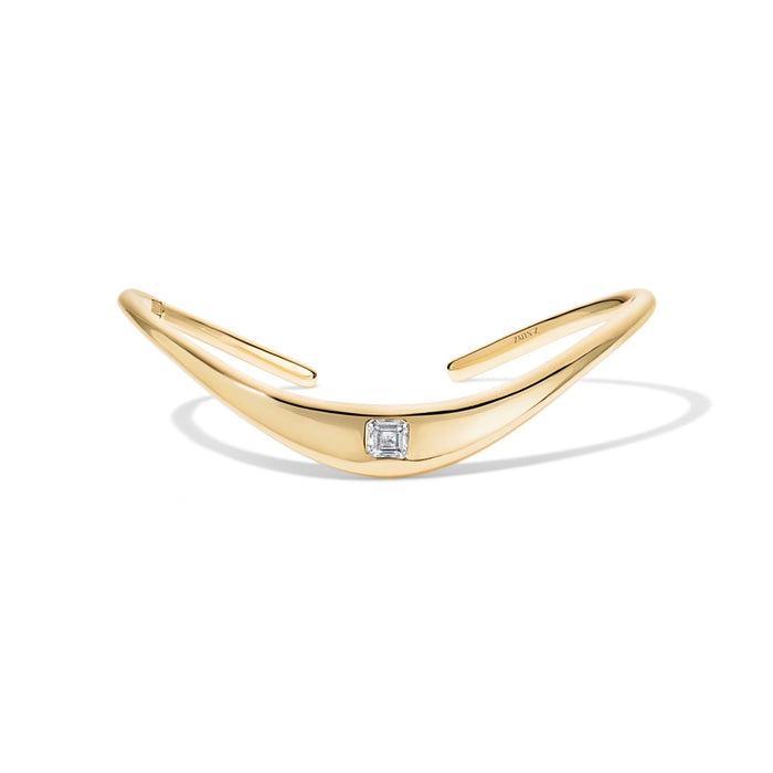 ZAHA Diamond Hinged Snap Cuff