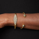 Rough Cut Diamond Cuff