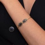 Multicut Diamond Cuff