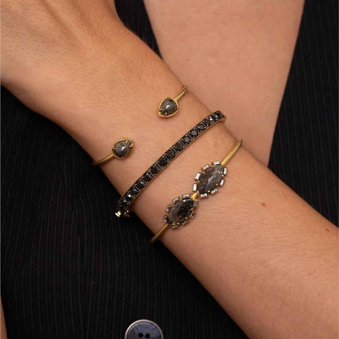 Multicut Diamond Cuff