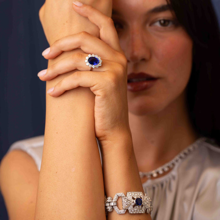 Sapphire & Diamond Bracelet