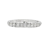 French Cut Diamond Tennis Bracelet