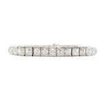 French Cut Diamond Tennis Bracelet