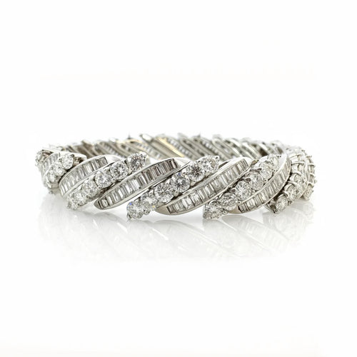 Diamond Crossover Bracelet