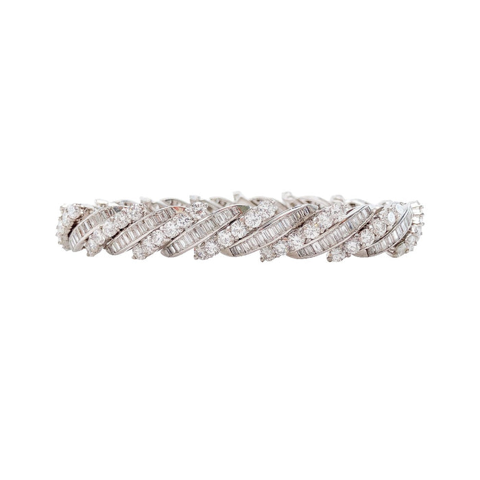 Diamond Crossover Bracelet