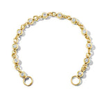 Small Rolling Can Diamond Chain Bracelet